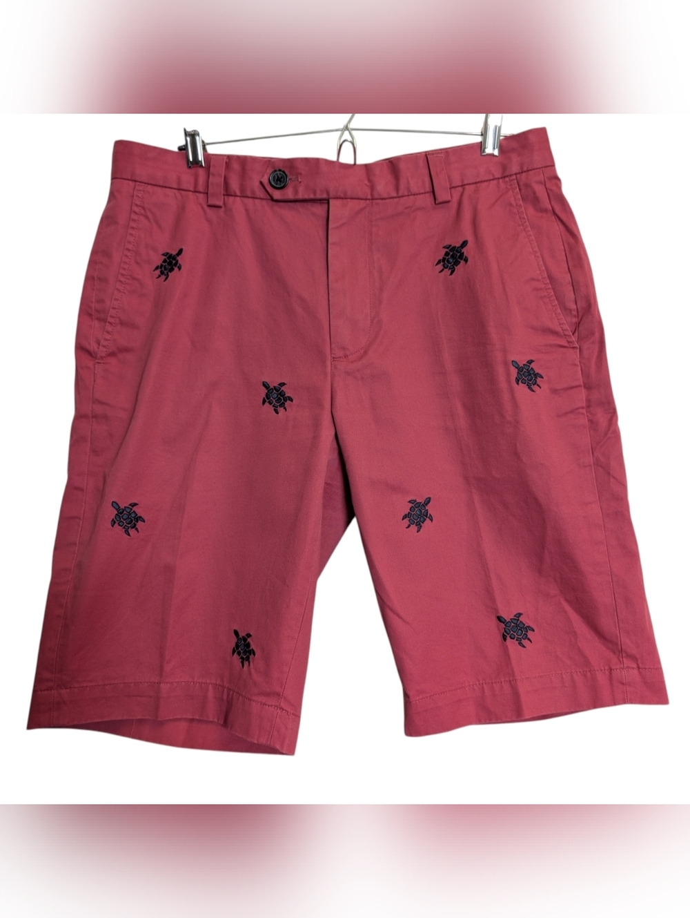 Brooks Brothers Men's Embroidered Turtle Bermuda Shorts Sz 32